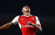 LONDON, ENGLAND - MARCH 11: Alexis Sanchez of Arsenal celebrates scoring his sides fourth goal during The Emirates FA Cup Quarter-Final match between Arsenal and Lincoln City at Emirates Stadium on March 11, 2017 in London, England.  (Photo by Ian Walton/Getty Images)